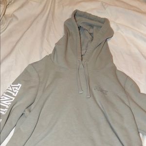 Pink cropped hoodie size large